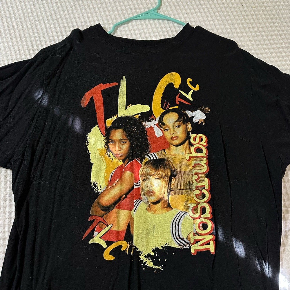 Black TLC Graphic Mens T-Shirt